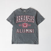 ARKANSAS RAZORBACKS DEGREE UNLOCKED WASHED RELAXED FIT TEE