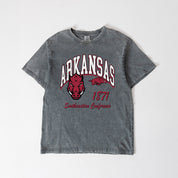 ARKANSAS RAZORBACKS CLASSIC MOTION WASHED RELAXED FIT TEE