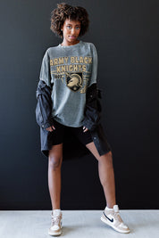 ARMY BLACK KNIGHTS KEEP THE LEAD OVERSIZED CREWNECK TEE