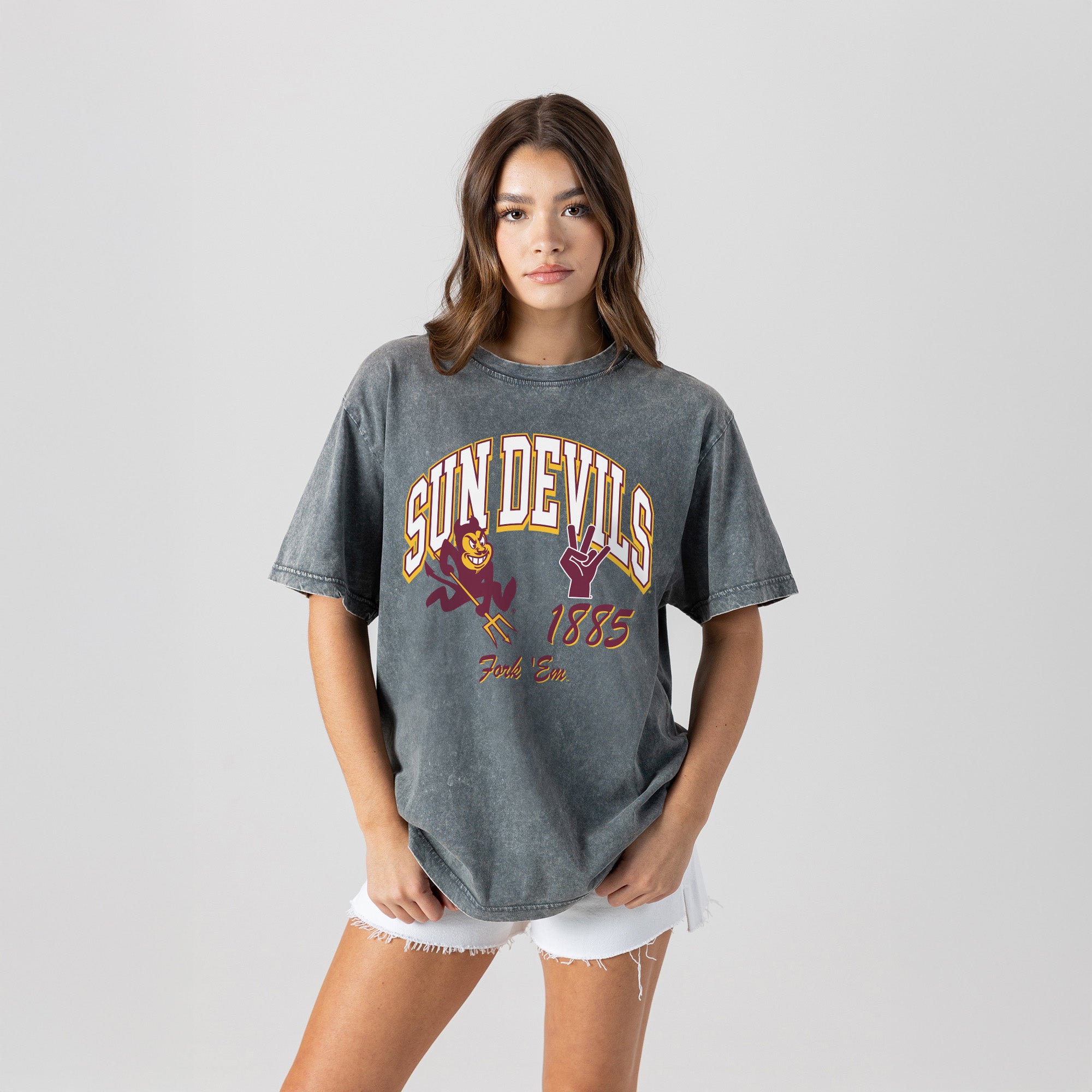 ARIZONA STATE SUN DEVILS CLASSIC MOTION WASHED RELAXED FIT TEE