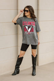 ATLANTA FALCONS PLAY IT FORWARD OVERSIZED CREWNECK TEE