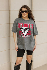 ATLANTA FALCONS PLAY IT FORWARD OVERSIZED CREWNECK TEE