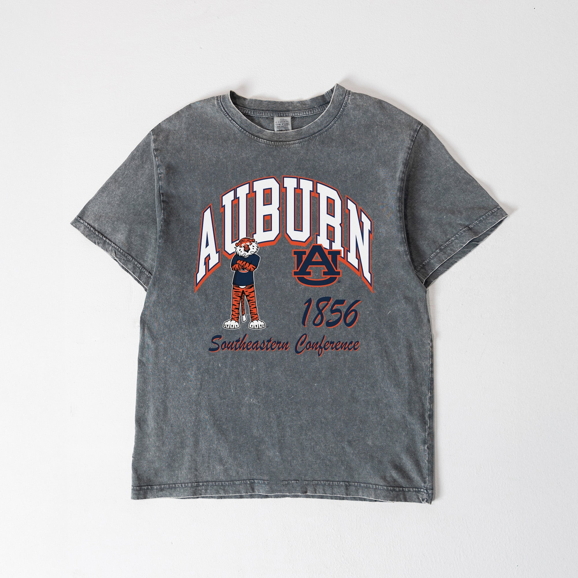 AUBURN TIGERS CLASSIC MOTION WASHED RELAXED FIT TEE