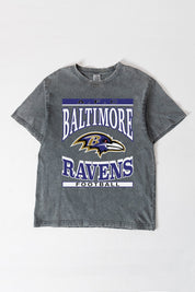 BALTIMORE RAVENS CLASSIC GRIND WASHED RELAXED FIT TEE