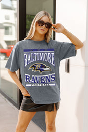 BALTIMORE RAVENS CLASSIC GRIND WASHED RELAXED FIT TEE