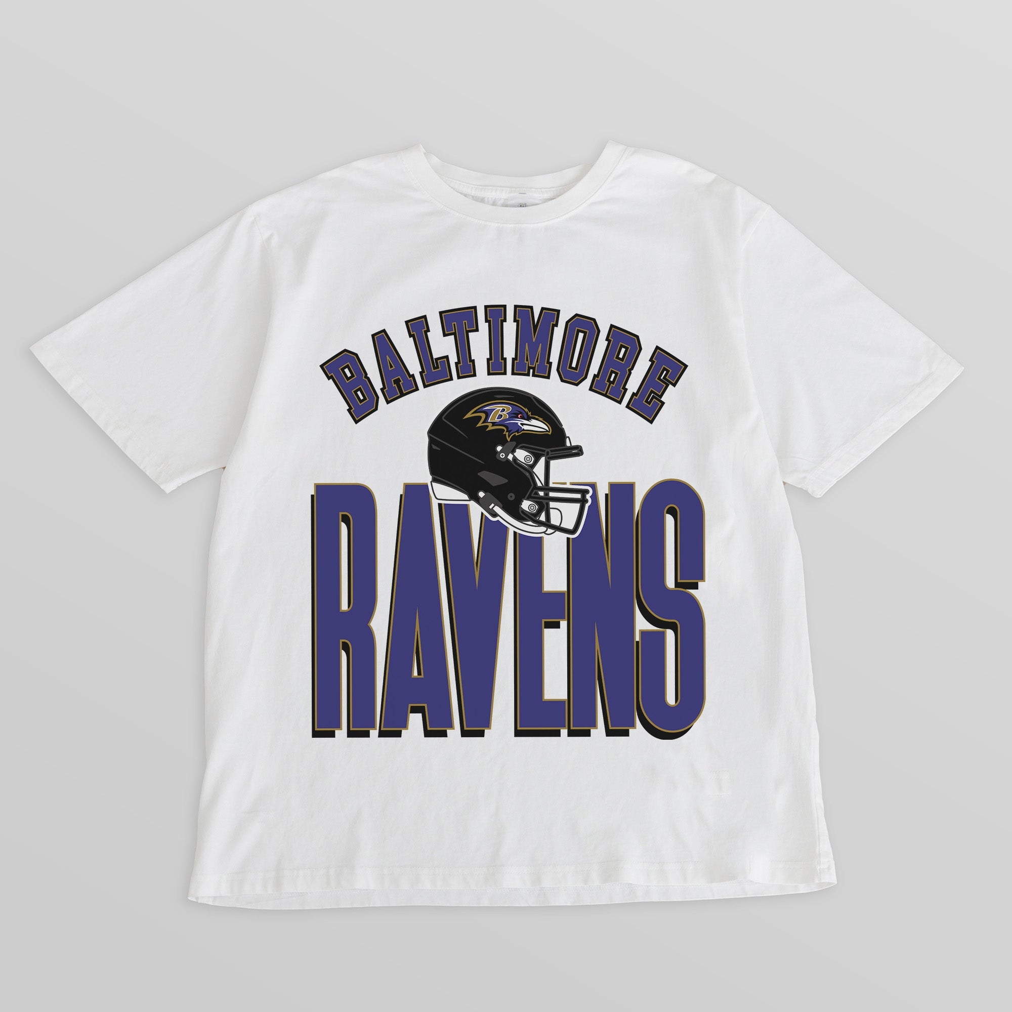 BALTIMORE RAVENS FIERCE FOCUS WASHED RELAXED FIT TEE