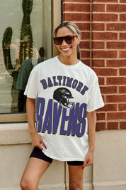 BALTIMORE RAVENS FIERCE FOCUS WASHED RELAXED FIT TEE