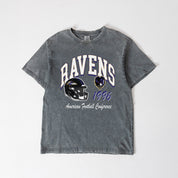 BALTIMORE RAVENS CLASSIC MOTION WASHED RELAXED FIT TEE