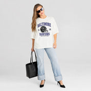 BALTIMORE RAVENS PLAY TO WIN WASHED RELAXED FIT TEE