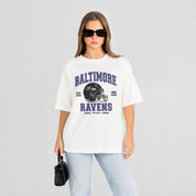BALTIMORE RAVENS PLAY TO WIN WASHED RELAXED FIT TEE