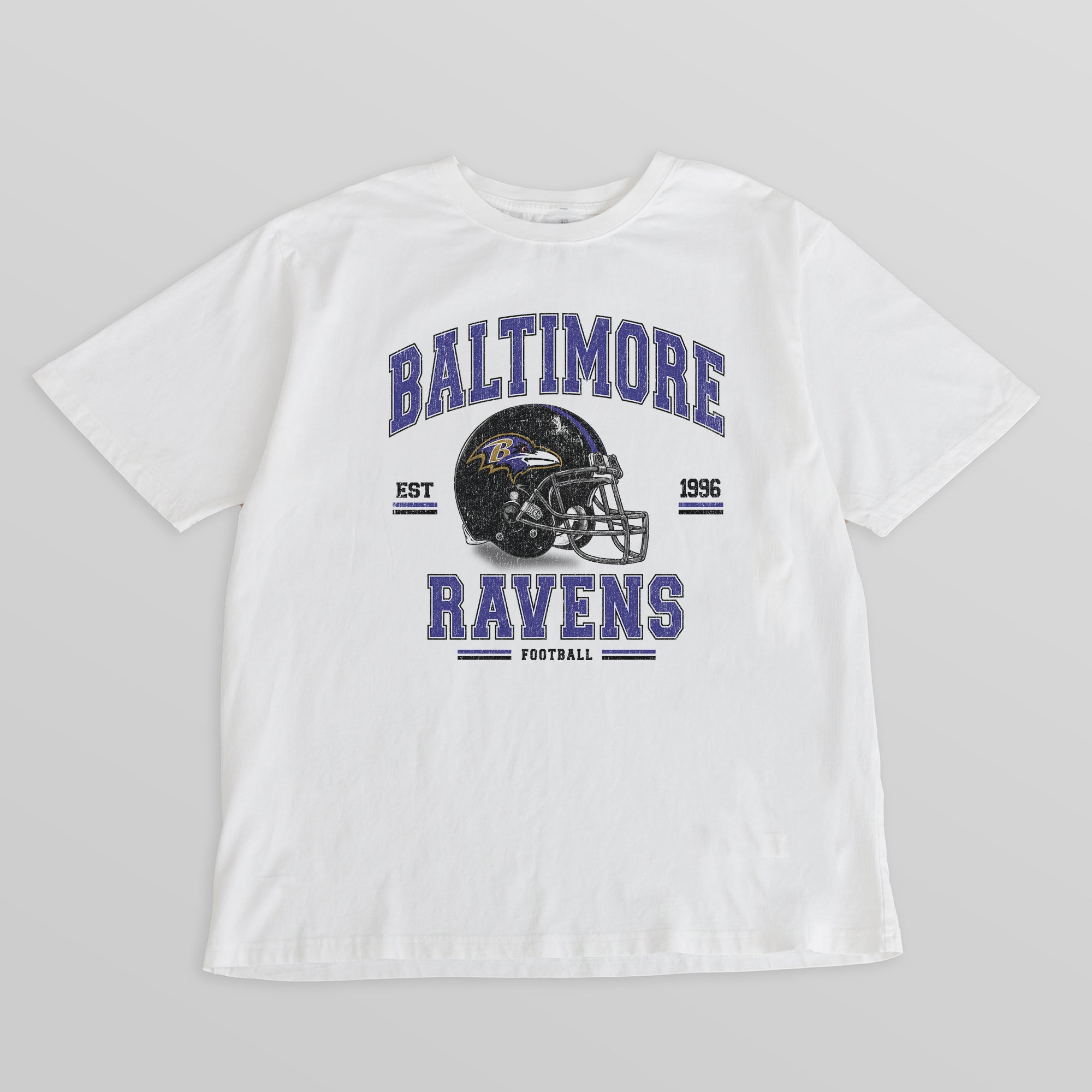 BALTIMORE RAVENS PLAY TO WIN WASHED RELAXED FIT TEE