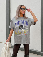BALTIMORE RAVENS Nothing But The Best Oversized Crewneck Tee