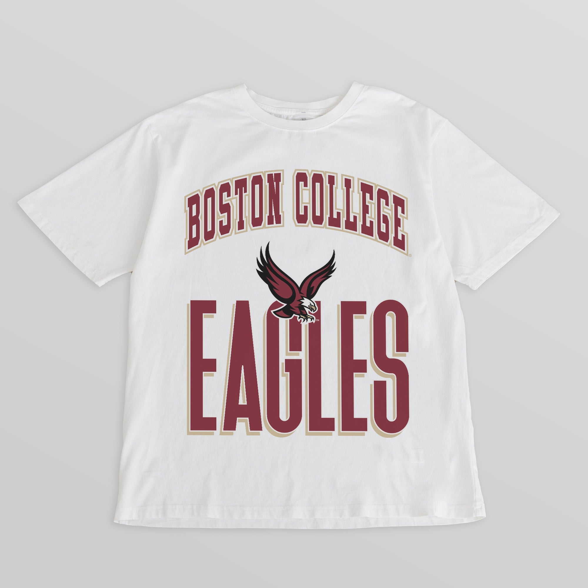 BOSTON COLLEGE EAGLES FIERCE FOCUS WASHED RELAXED FIT TEE