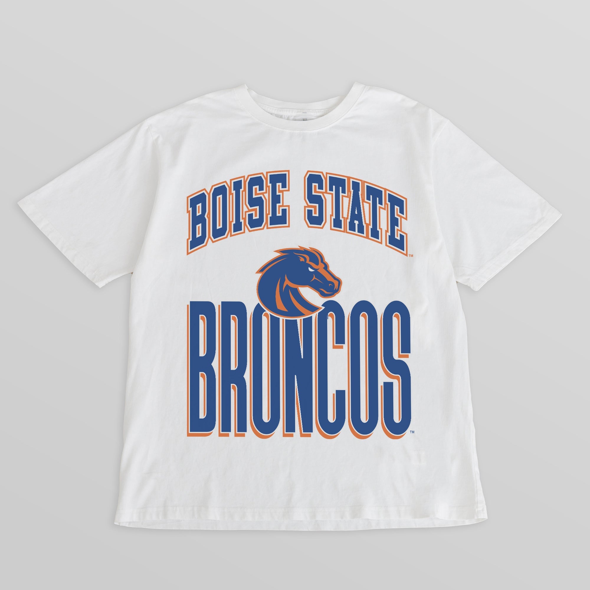 BOISE STATE BRONCOS FIERCE FOCUS WASHED RELAXED FIT TEE