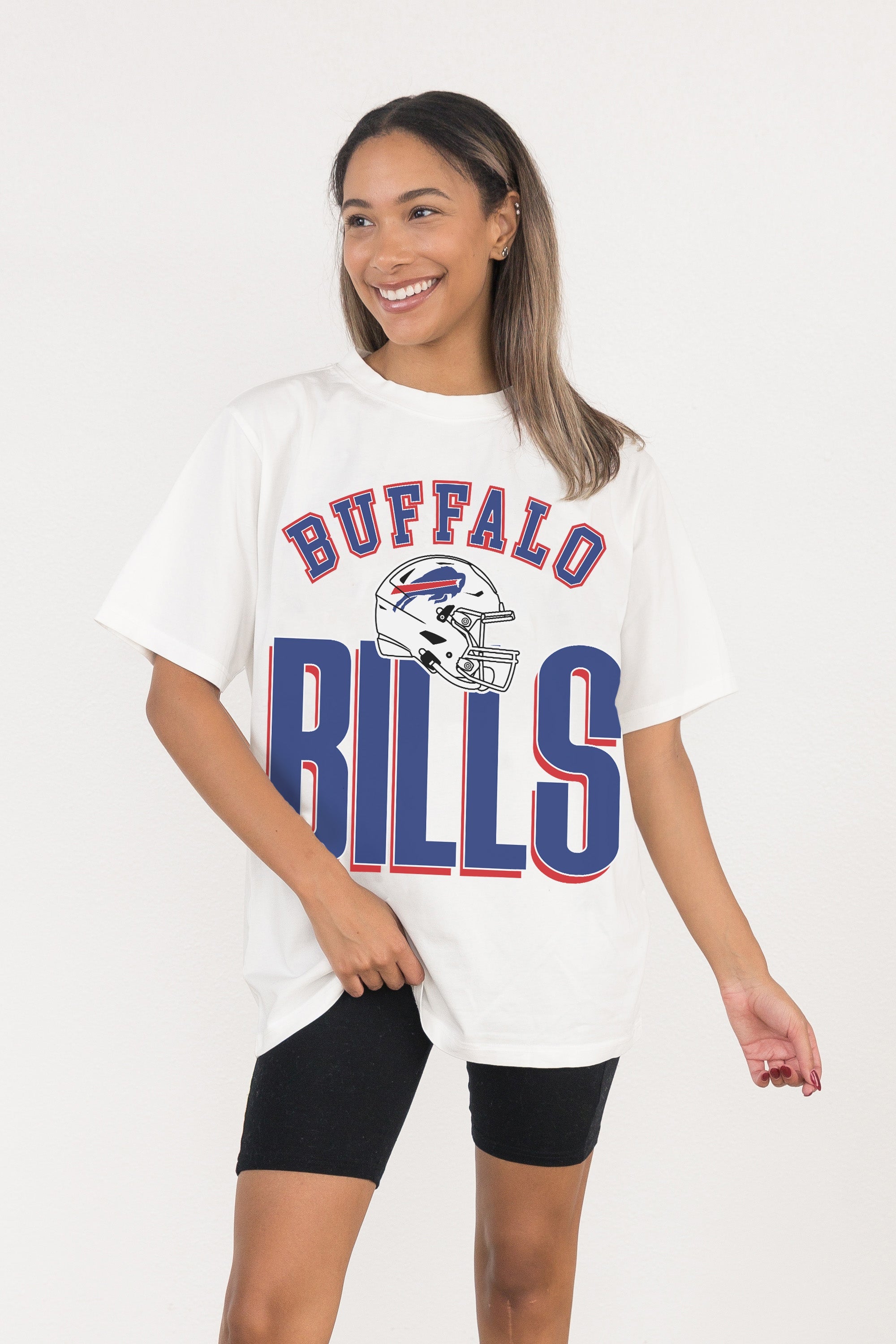 BUFFALO BILLS FIERCE FOCUS WASHED RELAXED FIT TEE