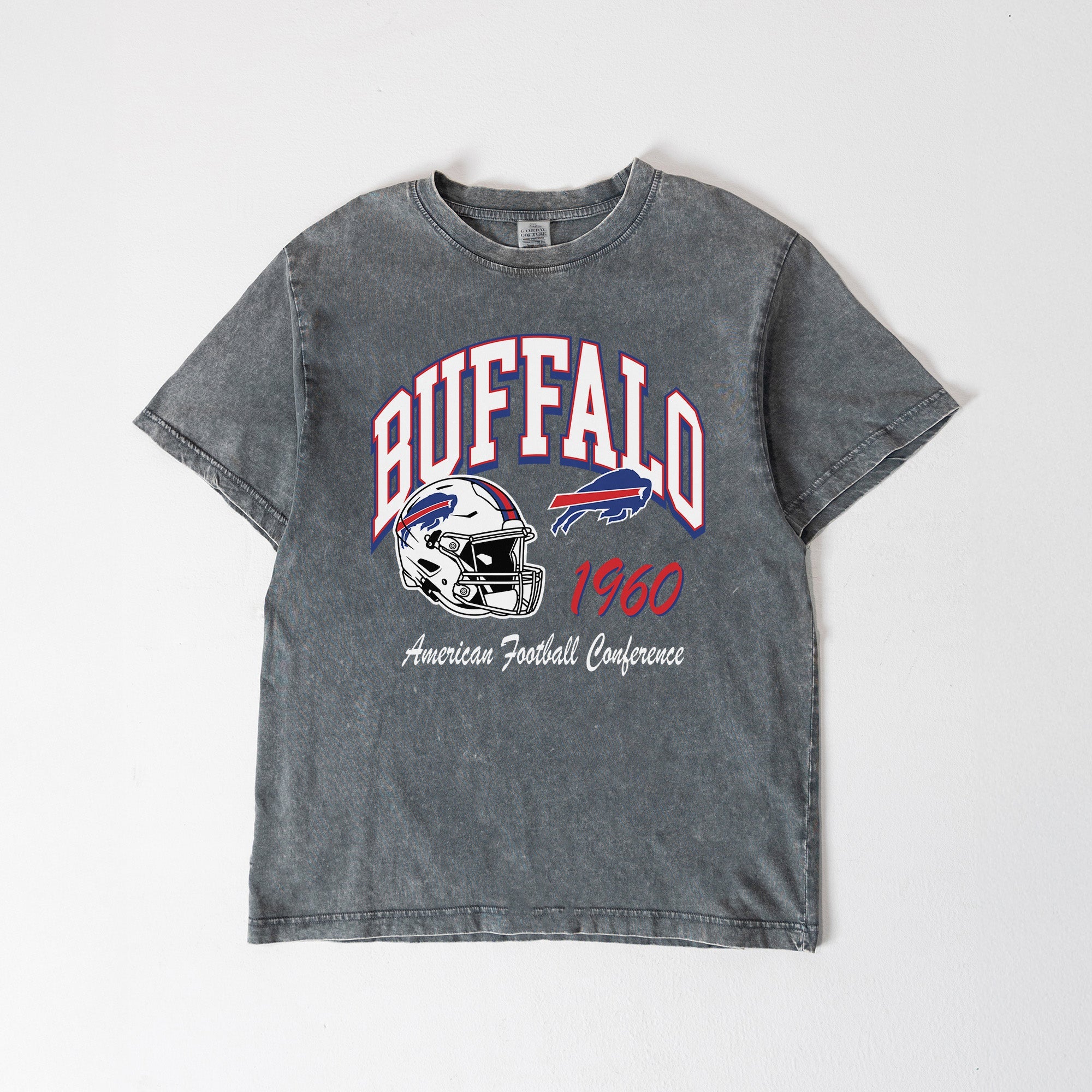 BUFFALO BILLS CLASSIC MOTION WASHED RELAXED FIT TEE