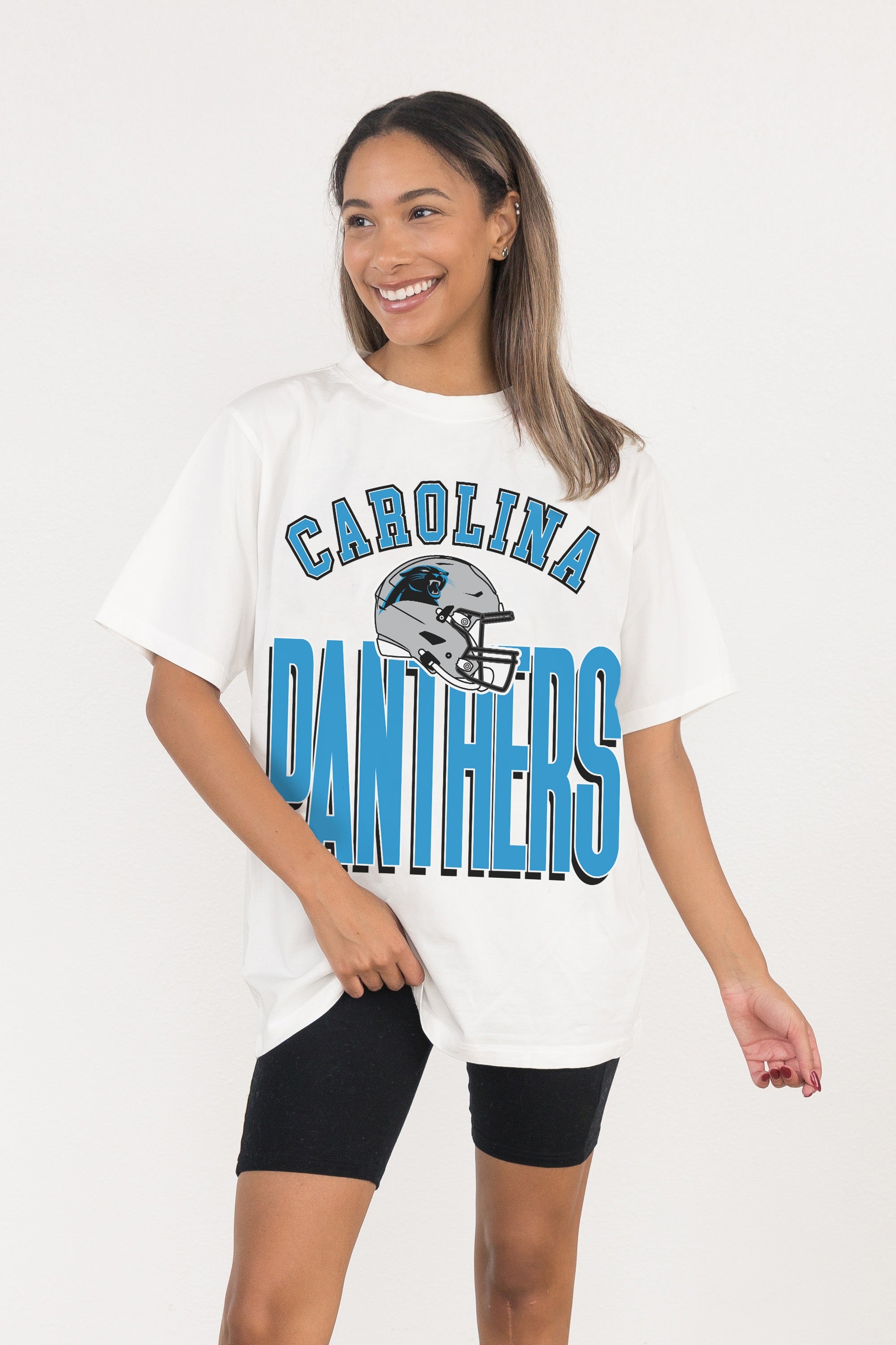 CAROLINA PANTHERS FIERCE FOCUS WASHED RELAXED FIT TEE