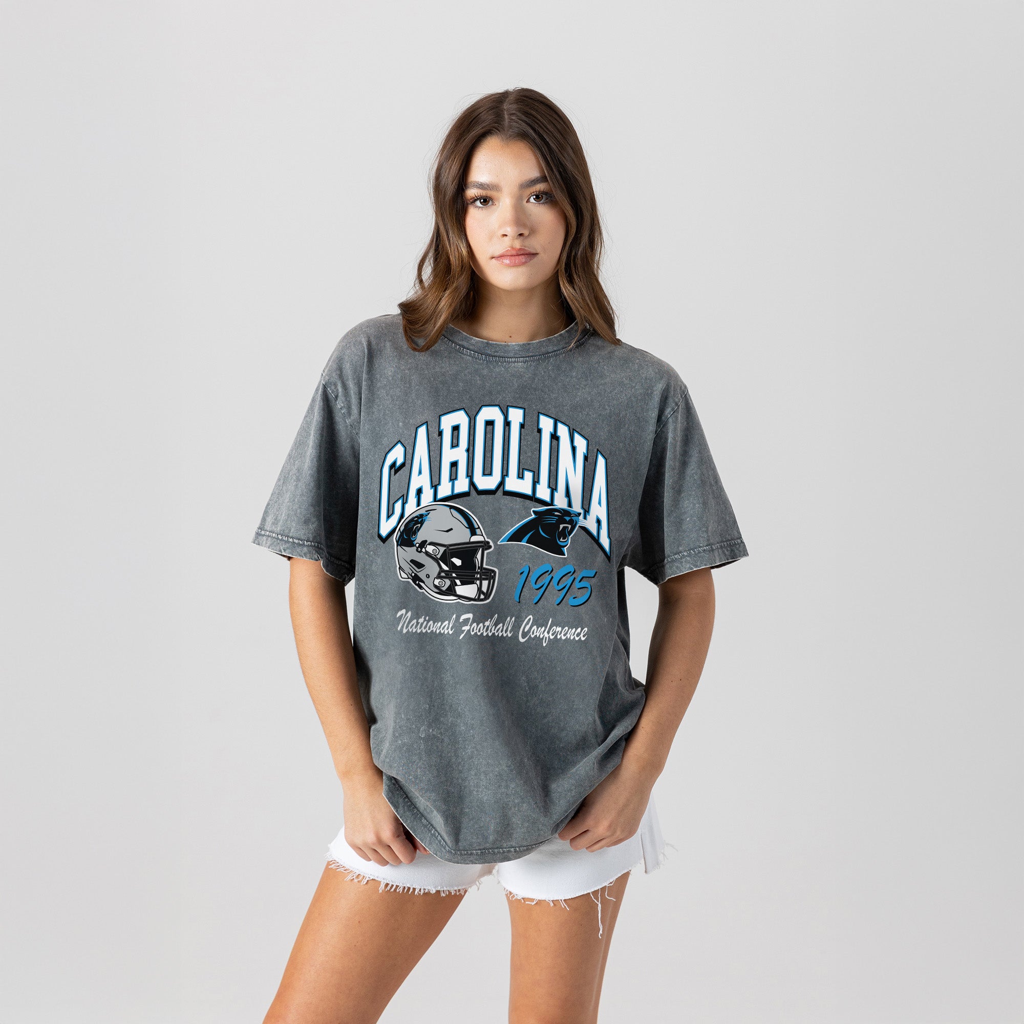 CAROLINA PANTHERS CLASSIC MOTION WASHED RELAXED FIT TEE
