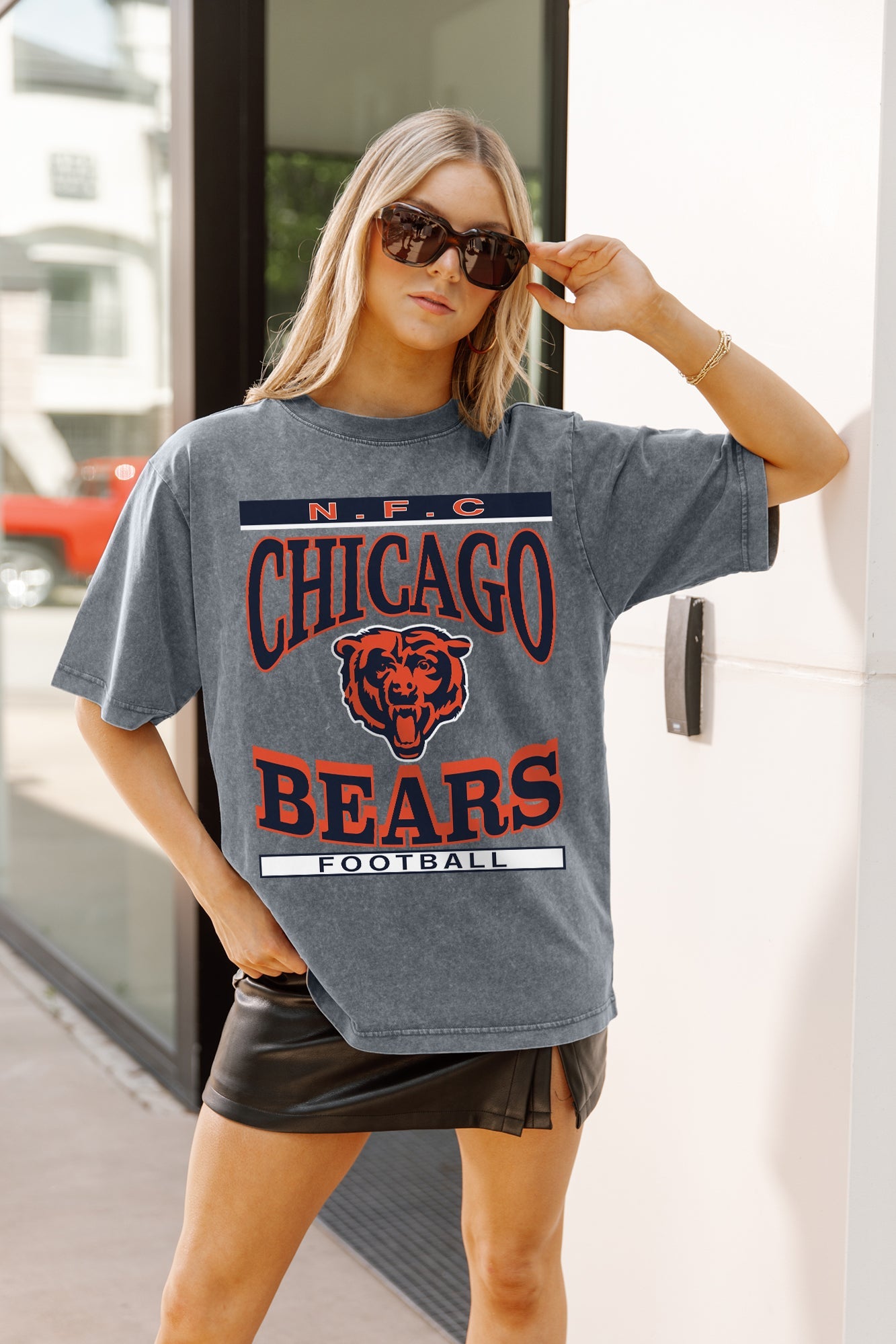 CHICAGO BEARS CLASSIC GRIND WASHED RELAXED FIT TEE