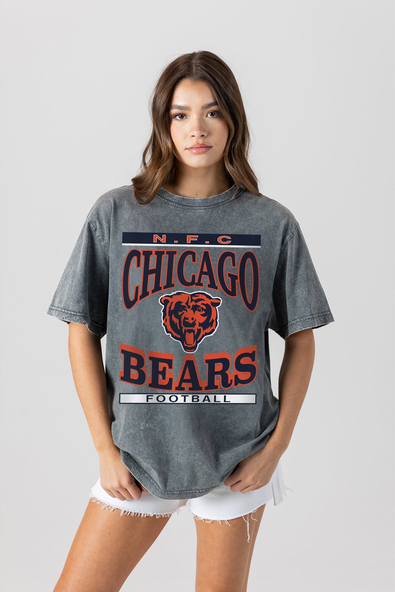 CHICAGO BEARS CLASSIC GRIND WASHED RELAXED FIT TEE