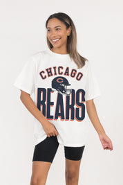 CHICAGO BEARS FIERCE FOCUS WASHED RELAXED FIT TEE