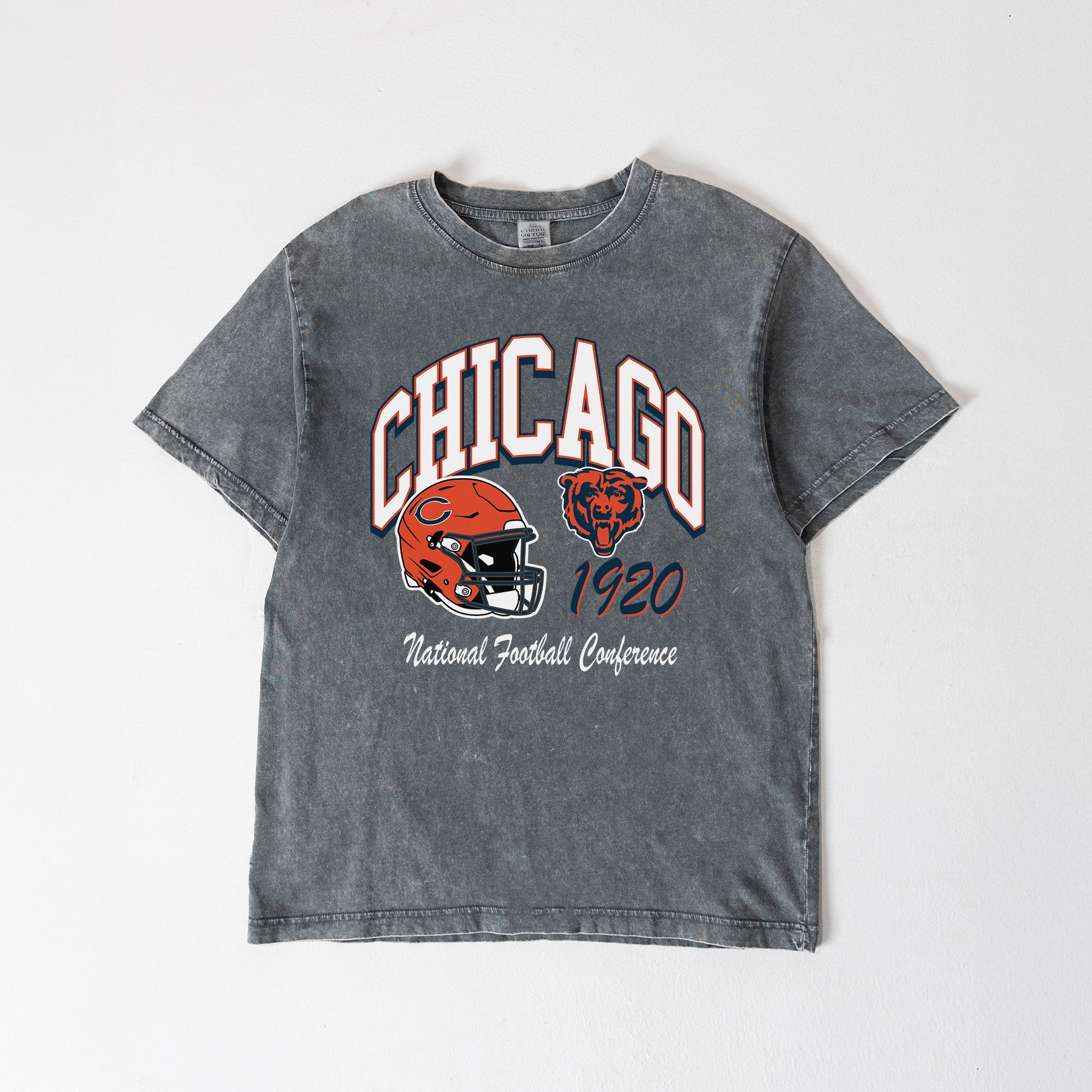 CHICAGO BEARS CLASSIC MOTION WASHED RELAXED FIT TEE