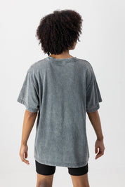 CINCINNATI BENGALS PEAK PERFORMANCE OVERSIZED CREWNECK TEE