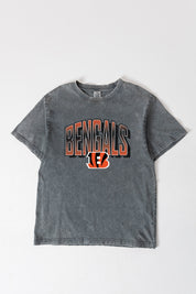 CINCINNATI BENGALS PEAK PERFORMANCE OVERSIZED CREWNECK TEE