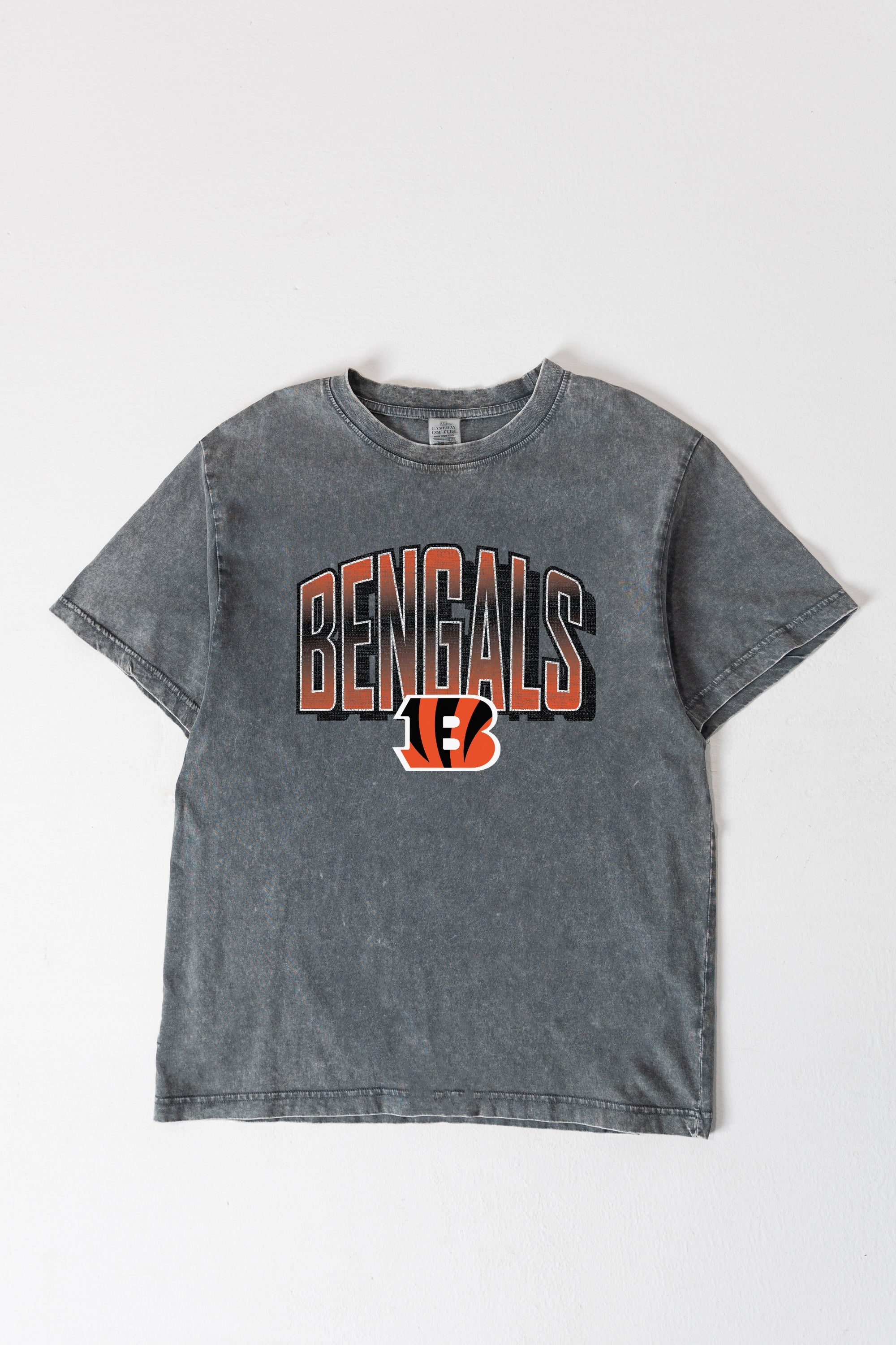 CINCINNATI BENGALS PEAK PERFORMANCE OVERSIZED CREWNECK TEE