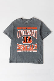 CINCINNATI BENGALS CLASSIC GRIND WASHED RELAXED FIT TEE