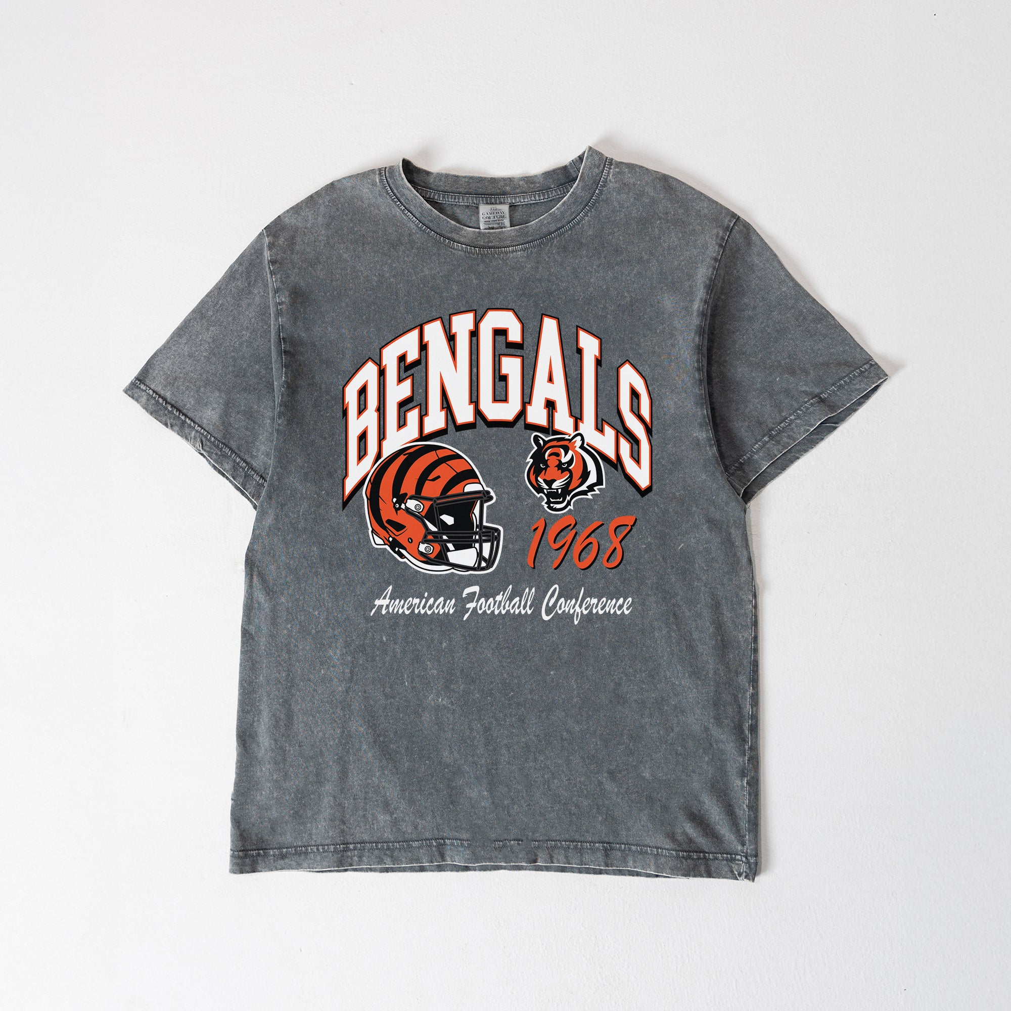 CINCINNATI BENGALS CLASSIC MOTION WASHED RELAXED FIT TEE