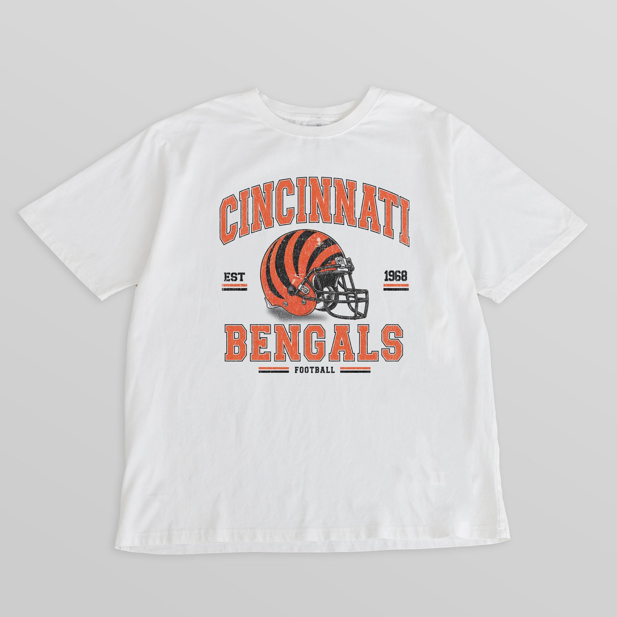 CINCINNATI BENGALS PLAY TO WIN WASHED RELAXED FIT TEE