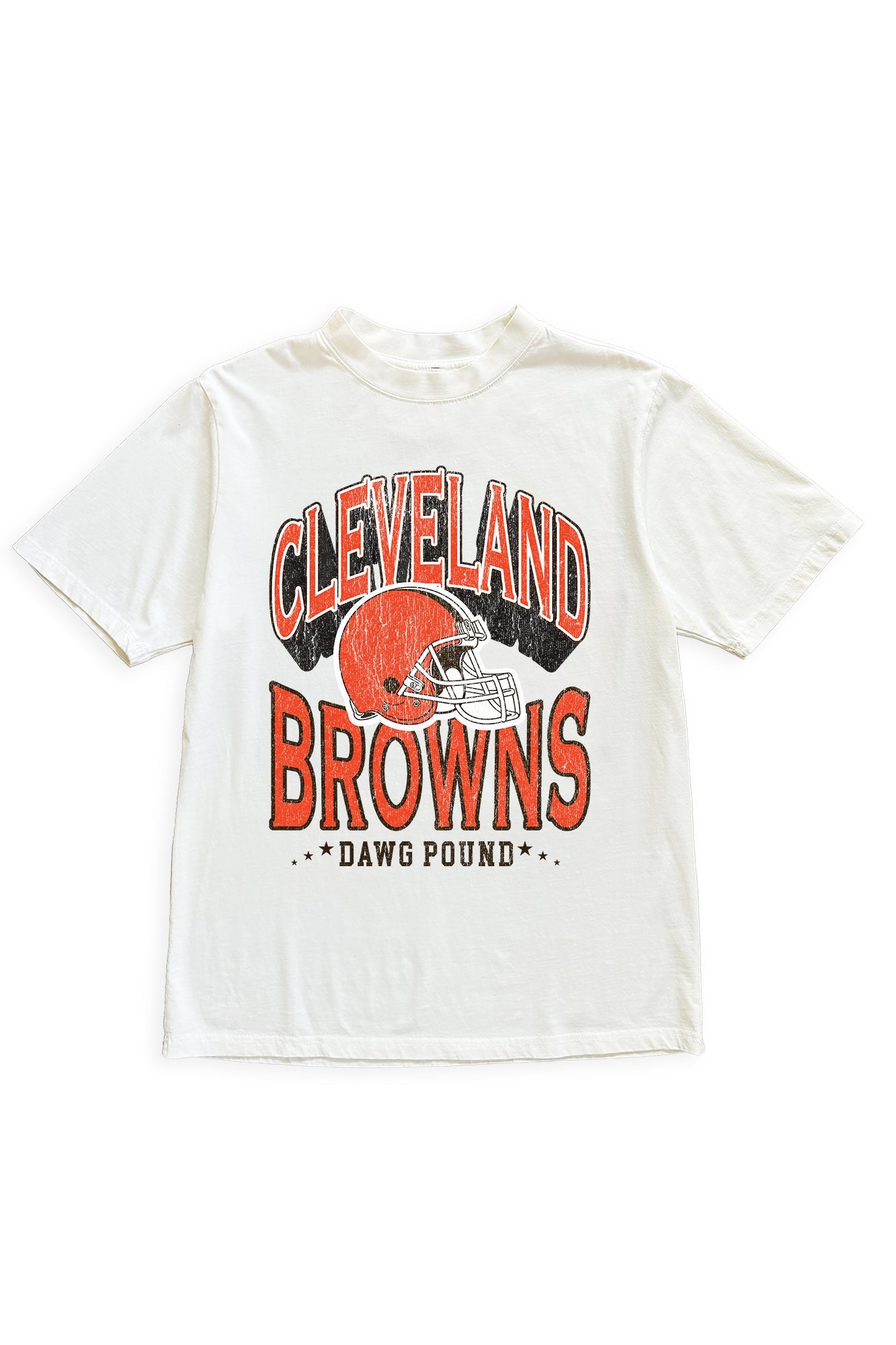 CLEVELAND BROWNS SHAKEDOWN OVERSIZED CREWNECK TEE