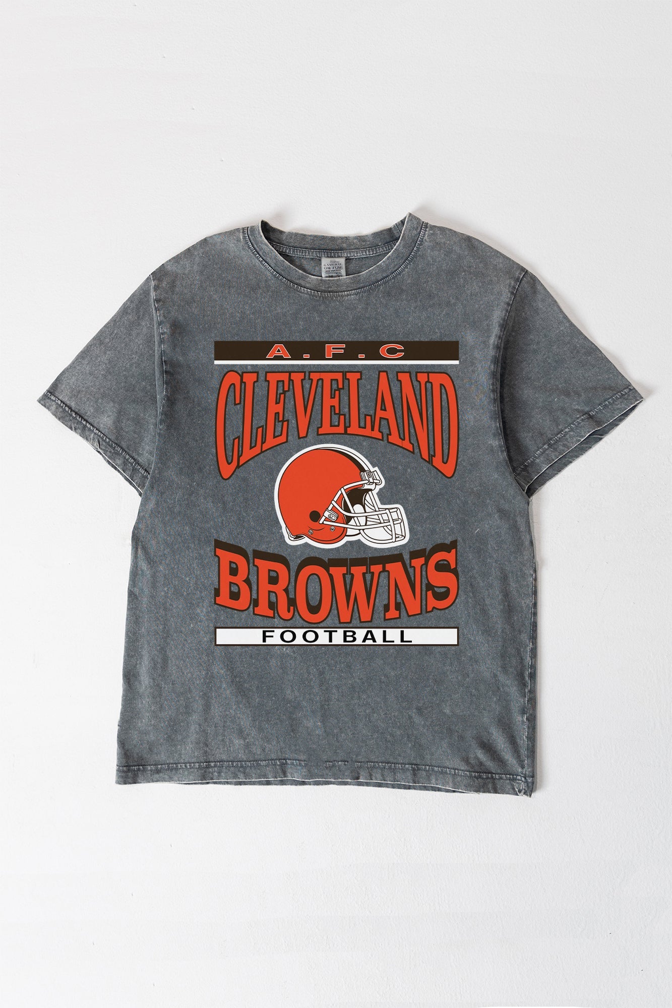 CLEVELAND BROWNS CLASSIC GRIND WASHED RELAXED FIT TEE