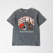 CLEVELAND BROWNS CLASSIC MOTION WASHED RELAXED FIT TEE