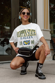 COPPIN STATE EAGLES UNITY OVERSIZED CREWNECK TEE