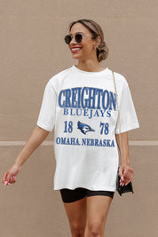 CREIGHTON BLUEJAYS UNITY OVERSIZED CREWNECK TEE
