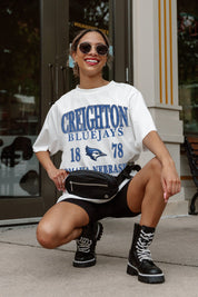 CREIGHTON BLUEJAYS UNITY OVERSIZED CREWNECK TEE