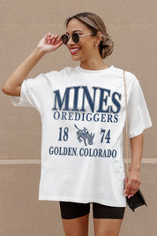 COLORADO SCHOOL OF MINES BURROS UNITY OVERSIZED CREWNECK TEE
