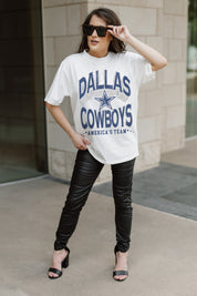 DALLAS COWBOYS SHAKEDOWN OVERSIZED CREWNECK TEE