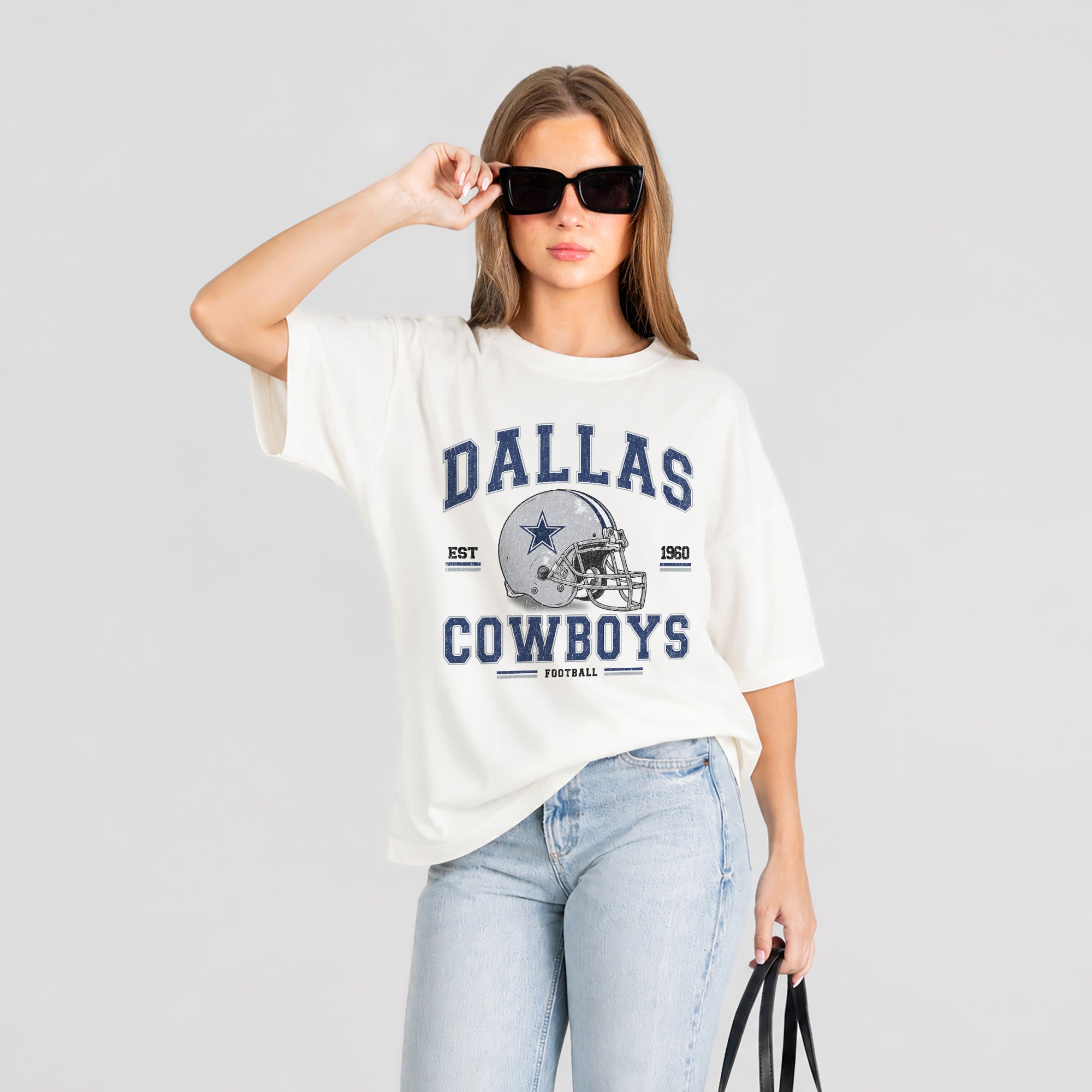 DALLAS COWBOYS PLAY TO WIN WASHED RELAXED FIT TEE
