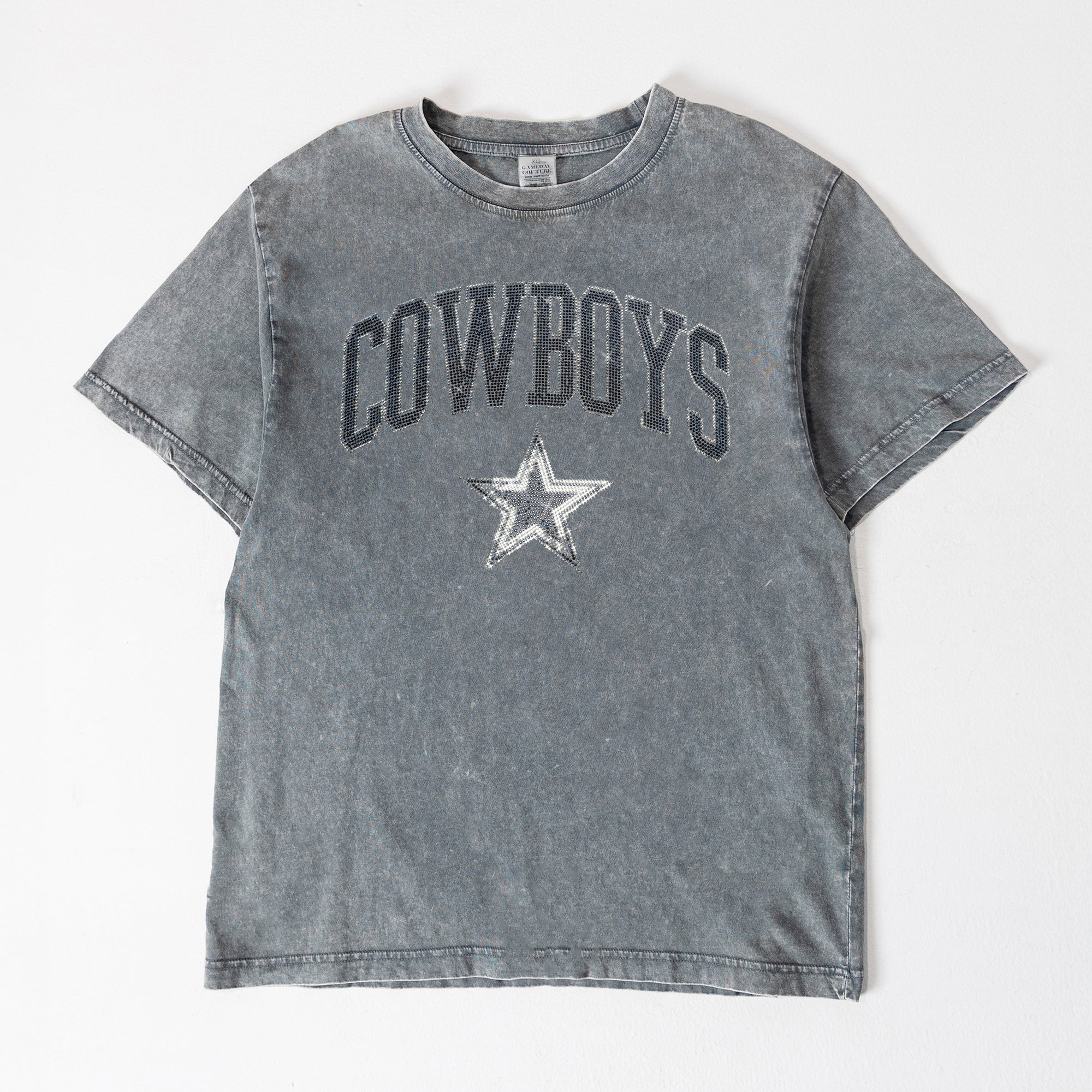 DALLAS COWBOYS BLING SEASON OVERSIZED CREWNECK TEE