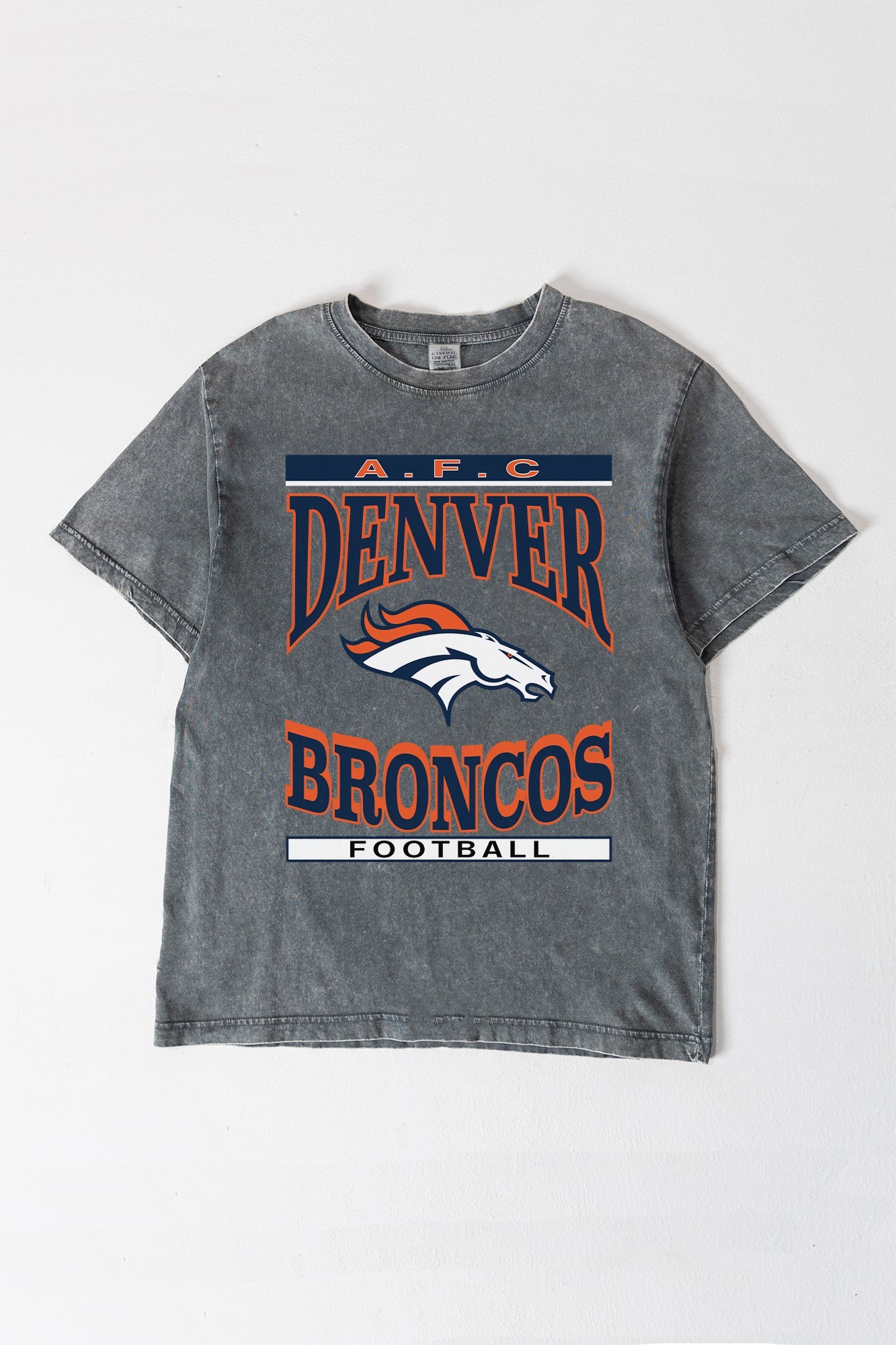 DENVER BRONCOS CLASSIC GRIND WASHED RELAXED FIT TEE