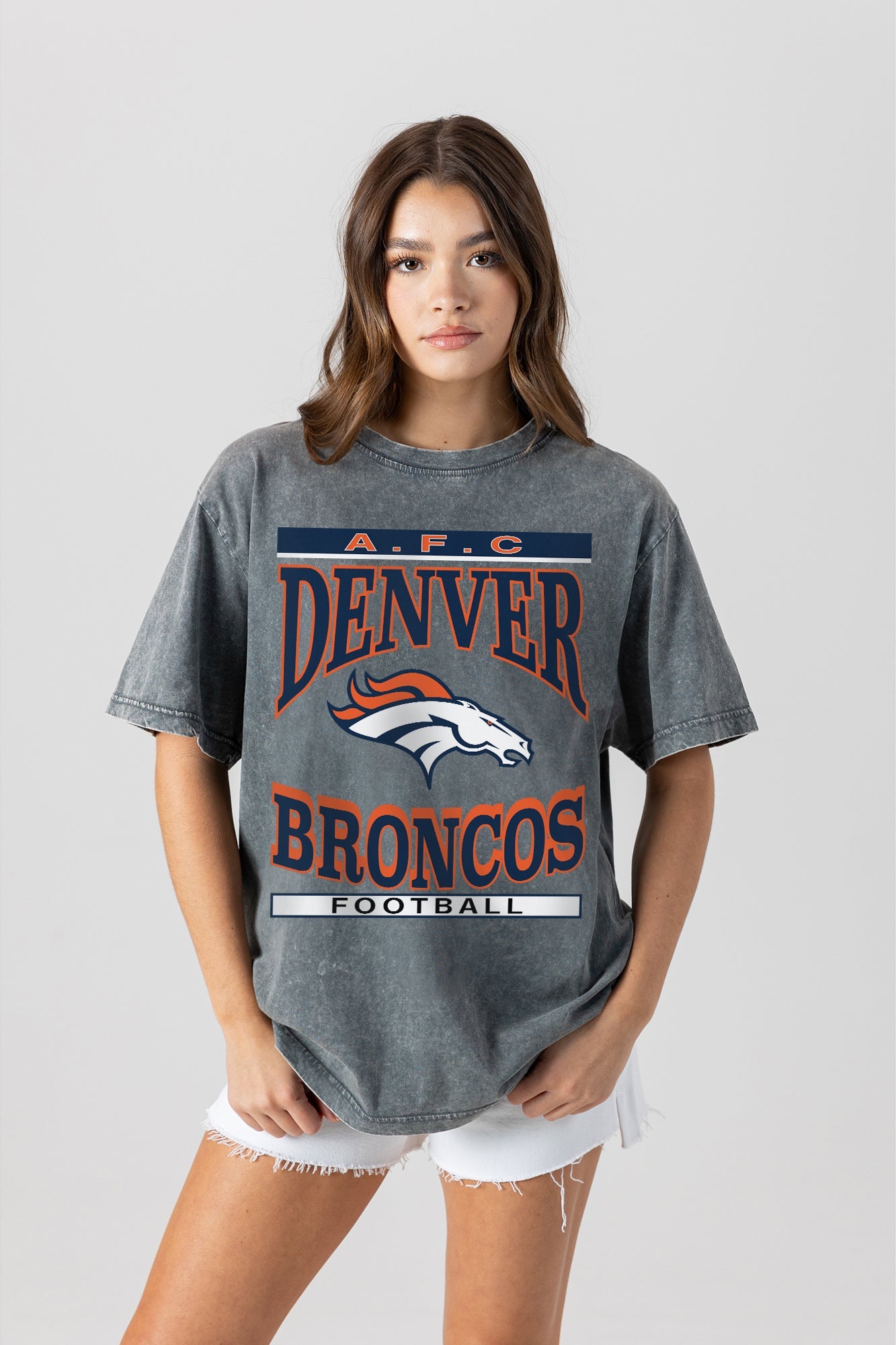 DENVER BRONCOS CLASSIC GRIND WASHED RELAXED FIT TEE