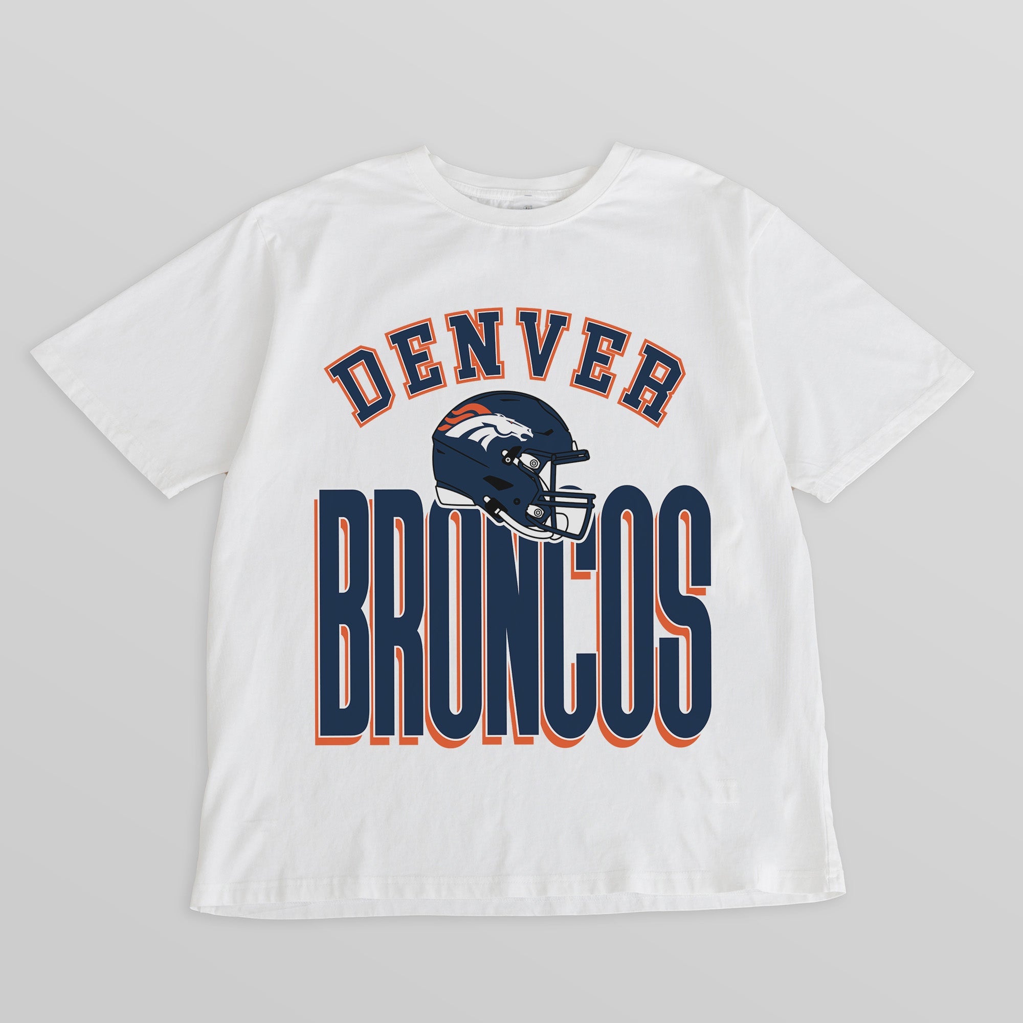 DENVER BRONCOS FIERCE FOCUS WASHED RELAXED FIT TEE