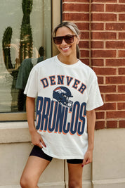 DENVER BRONCOS FIERCE FOCUS WASHED RELAXED FIT TEE