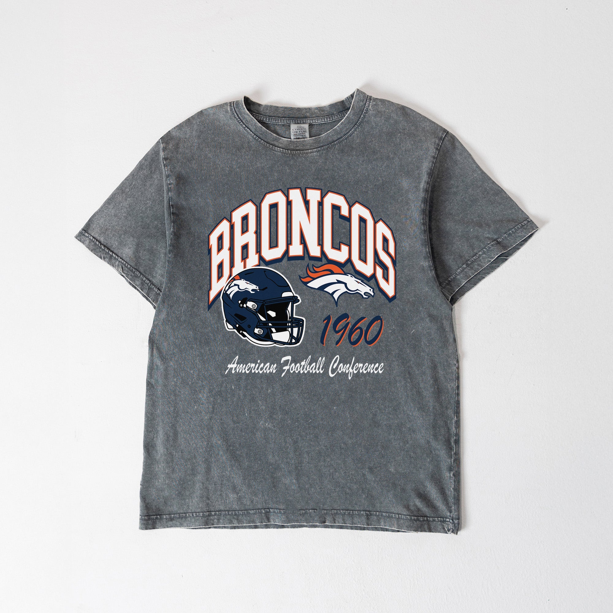 DENVER BRONCOS CLASSIC MOTION WASHED RELAXED FIT TEE