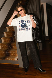 DENVER BRONCOS PLAY TO WIN WASHED RELAXED FIT TEE