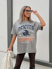 DENVER BRONCOS Nothing But The Best Oversized Crewneck Tee