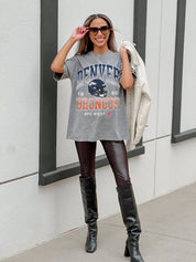 DENVER BRONCOS Nothing But The Best Oversized Crewneck Tee